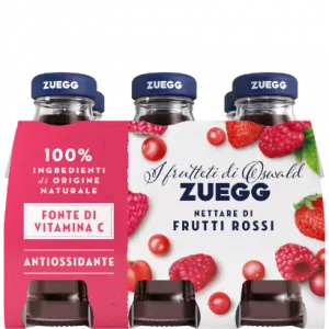 Nettare di frutti rossi a base di puree di frutta e succo di frutta da concentrato