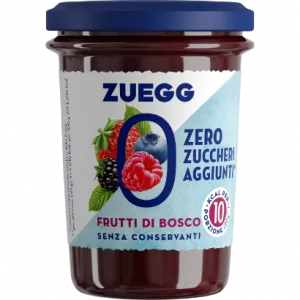 Preparazione di frutti di bosco a ridotto senza zucchero contenuto calorico