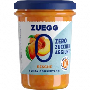 Preparazione di pesche senza zucchero a ridotto contenuto calorico