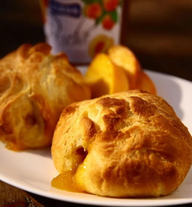 Ricette - Buchtln con confettura extra di pesche