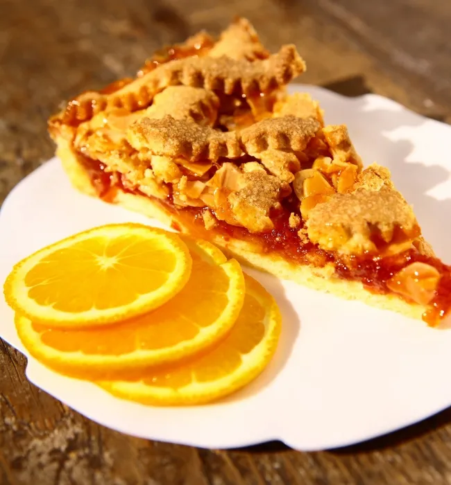 Crostata del diavolo alle arance