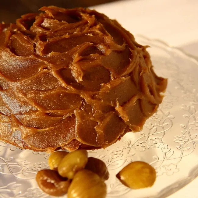 Ricette - Dolce di zucca con crema di marroni