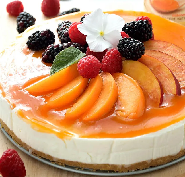 Ricette - Cheesecake alla confettura di albicocche