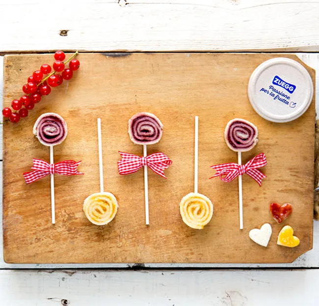 Ricette -  Lollipop girella con Bio Cremosa
