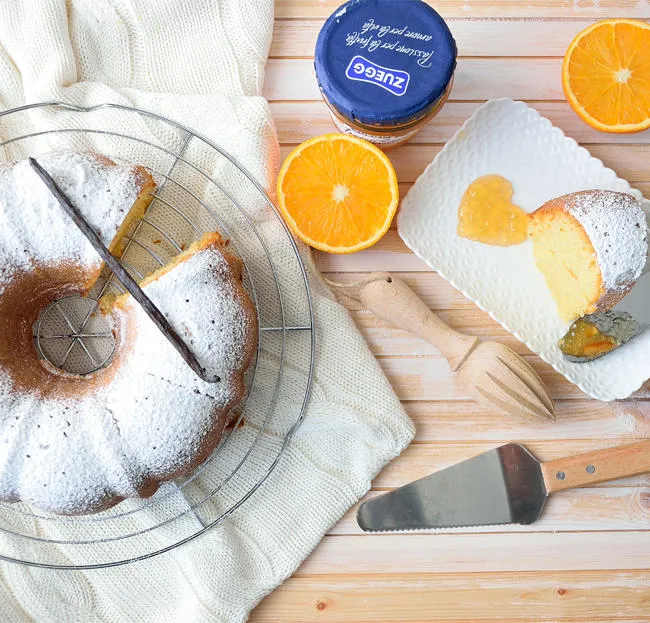 Ricette - Ciambellone soffice arance e vaniglia