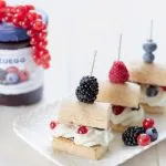 MINI CAKE SANDWICHES AI FRUTTI DI BOSCO