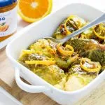 Ricette - Involtini di pollo e verza glassati all'arancia