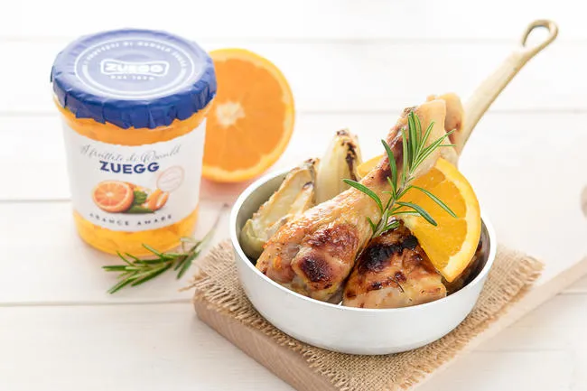 Ricette - Fusi di pollo glassati all'arancia