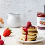 Ricette - Mini Pancake alle fragole e lamponi