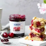 Sbriciolata alle ciliegie con farina di avena