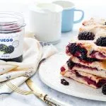 Ricette - Focaccia dolce alle more