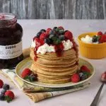 Ricette - PANCAKE INTEGRALI RICOTTA E FRUTTI DI BOSCO