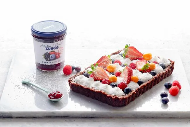 Ricette - TART SENZA COTTURA AL COCCO E FRUTTI DI BOSCO