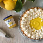 maxi cinnamon roll con marmellata di arance