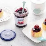 Ricette - Tortine cremose alla ricotta e confettura di ciliegie