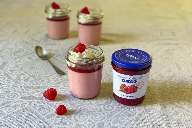 Ricette - Panna cotta fit ai lamponi
