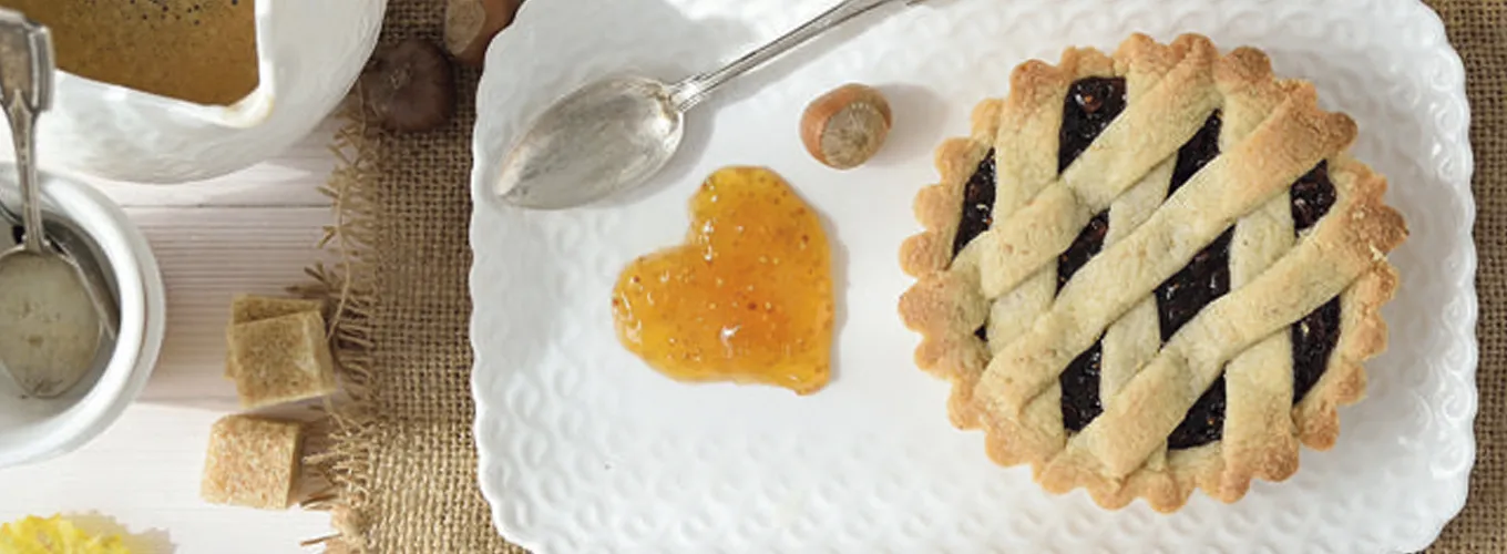 CROSTATINE CON CONFETTURA DI FICHI E CIOCCOLATO