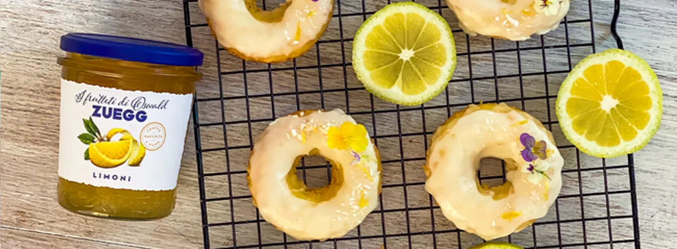 Donuts al limone e cocco gluten free