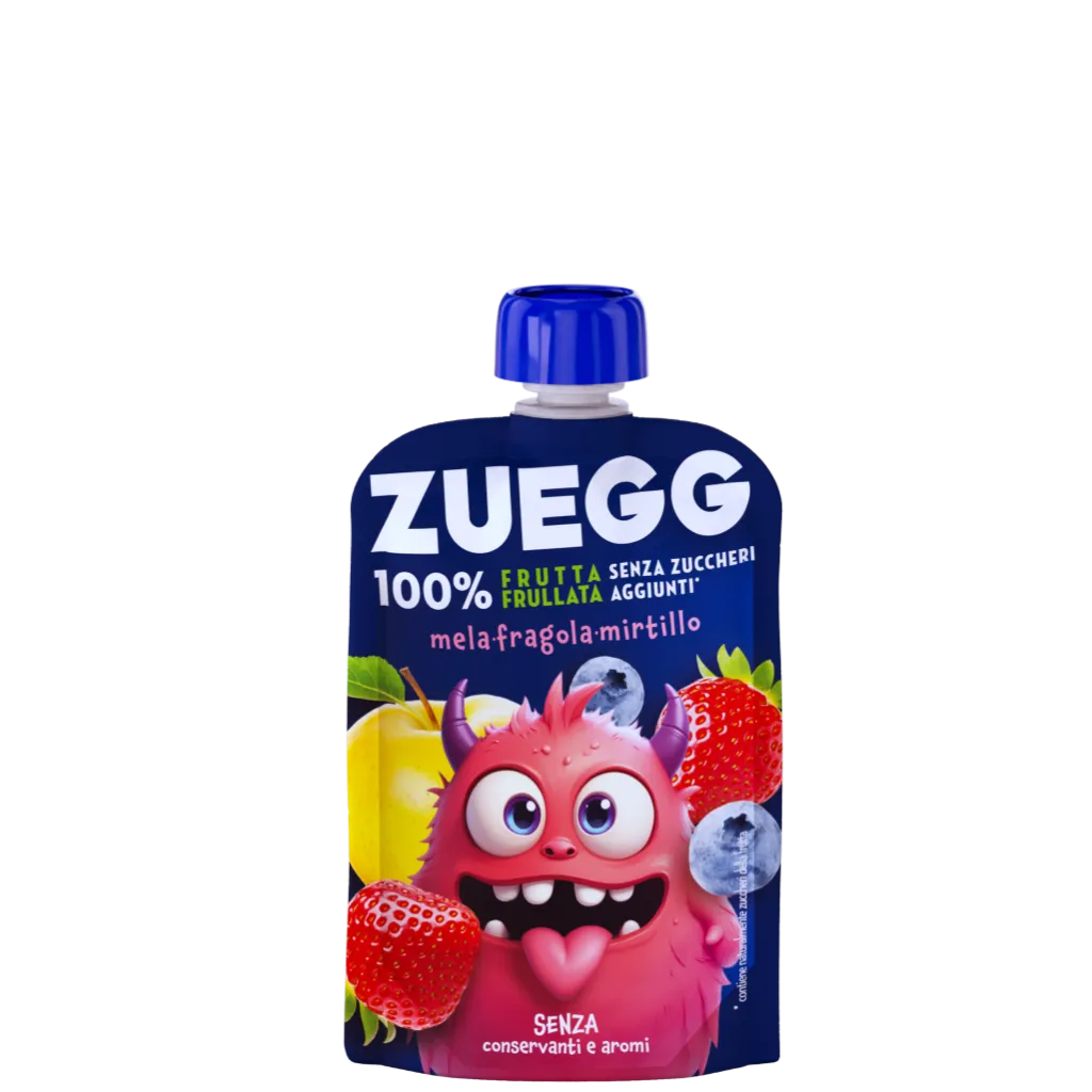 Purea di Mela Fragola Mirtillo