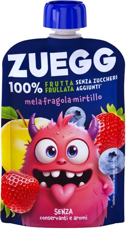 Purea di Mela Fragola Mirtillo